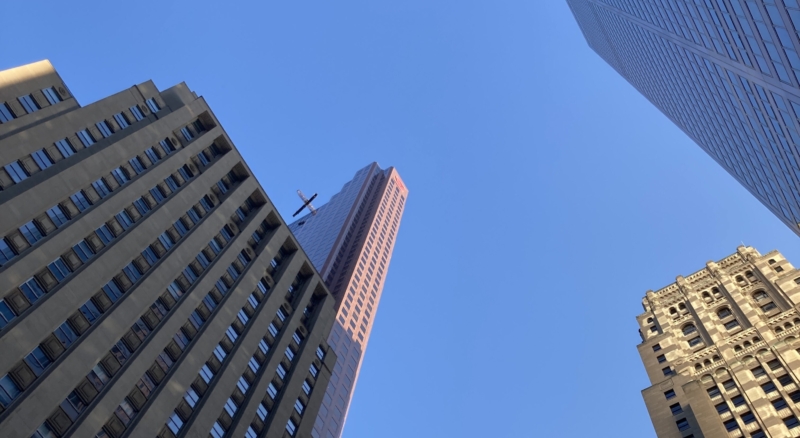 High-rise window cleaning services on the Scotia Plaza in downtown Toronto